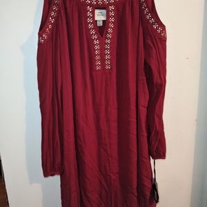 Brand new with tags XL onyx and rose red dress